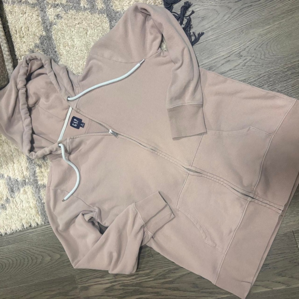 Gap Zip Up Hoodie Size Medium Tall
